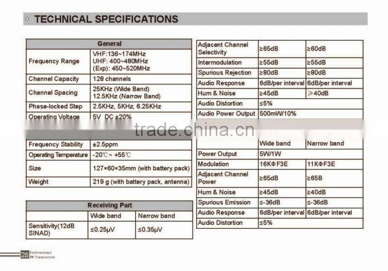 AT-3208 Handheld Transceiver