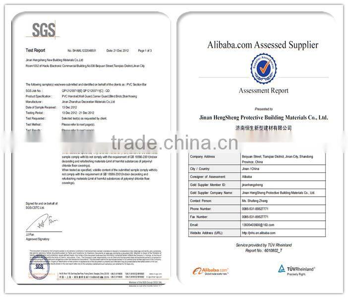 hospital plans PVC Hospital Hallway Handrail
