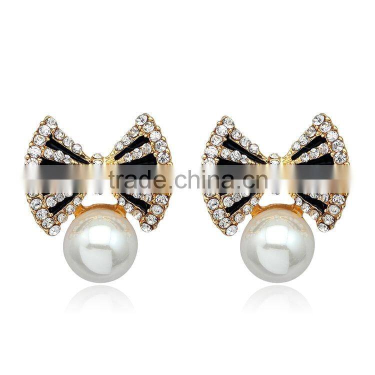 2016 Hot Sell Korean Style Simulated Pearl Earring ForWomen DRJ0548