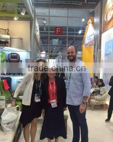 French style fabric bed luxury furniture king size bed