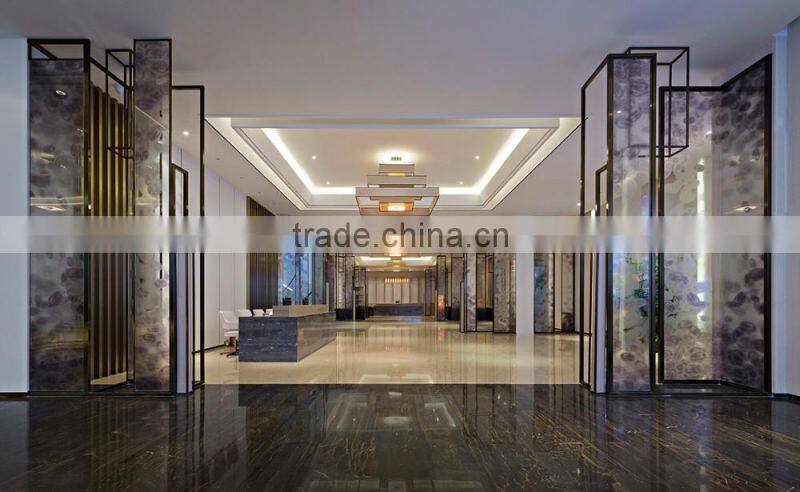 DIY Tempered Living Room Partitions Glass Prefabricated Decorative Sliding Door/Wall price