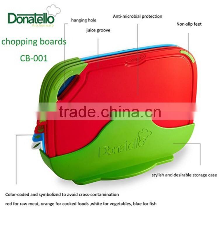 color classified easy taking chopping block durable chopping board set kitchen set portable