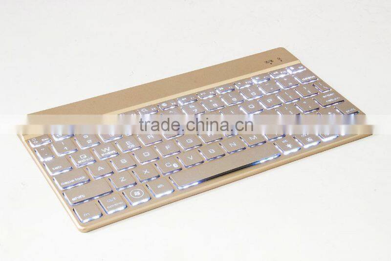 Universal 7 color backlit keys Backlit Bluetooth 3.0 Keyboards For Ios,Windows and Android