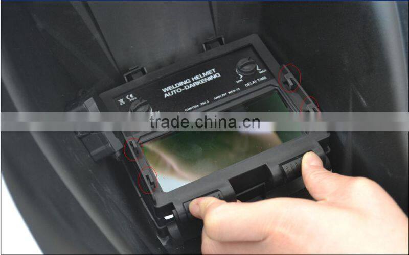 Skull solar power Auto Darkening Welding Helmet with Din9-13