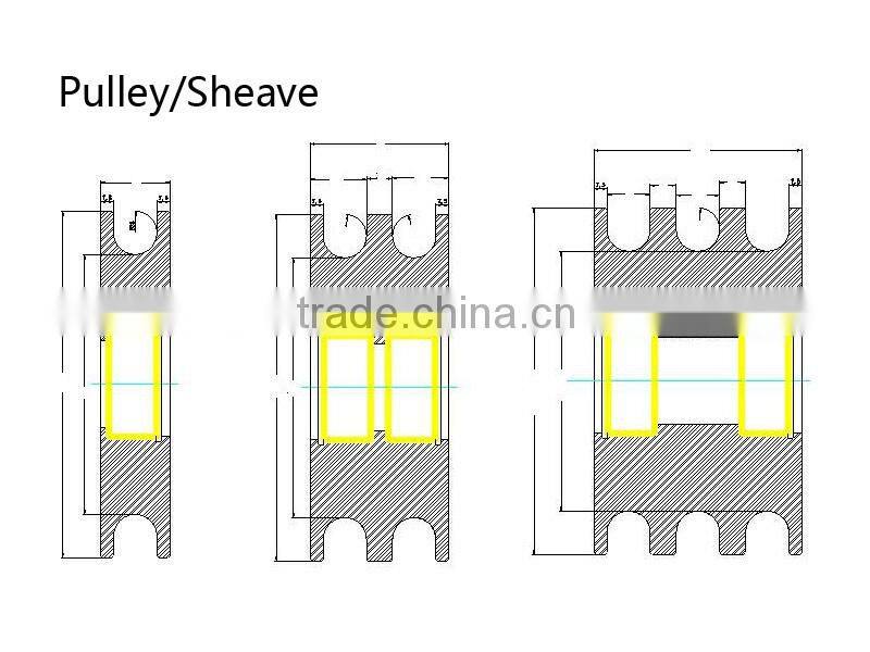 wholesale low price engineering mould injection nylon uhmwpe plastic pulley wheels