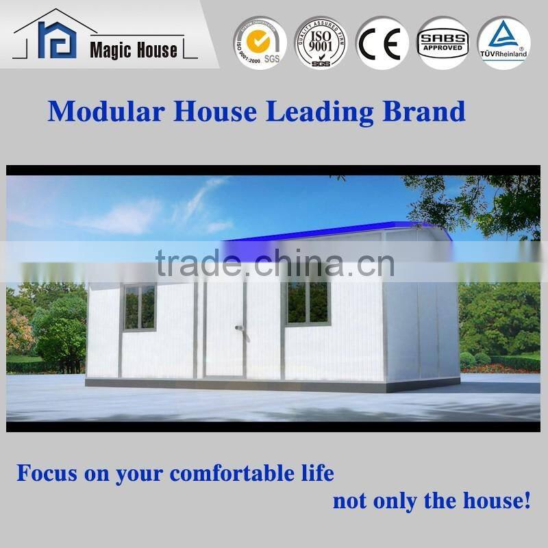 easy to assemble quakeproof prefab steel frame house for hot sale