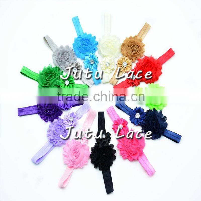 purple/pink/black baby headwrap- kids hair accessories- chic elastic hair band