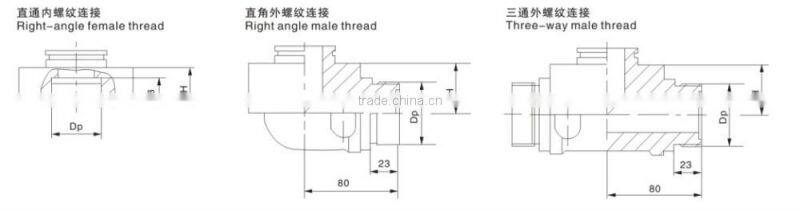 Cheap First Choice brass red color handle stop valve