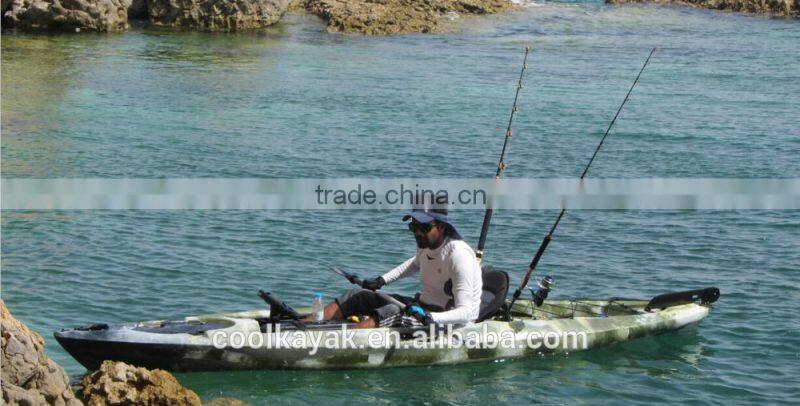 12 ft dace pro angler china cool kayak recreational fishing kayak with pedals
