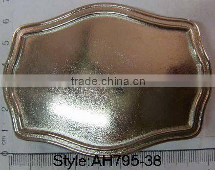 metal gold and silver plate buckles 3d zinc alloy belt buckles
