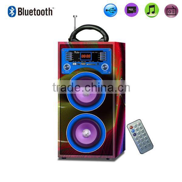 NT-WS001 wireless stereo wood bluetooth speaker