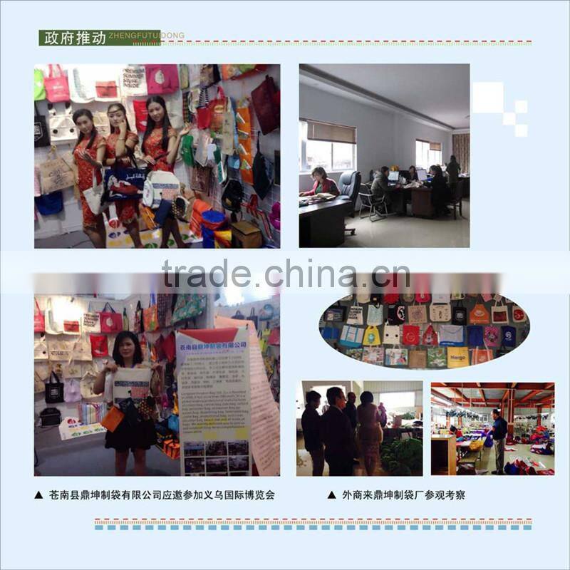 Factory direct! 2016 new ployester drawstring gym bag