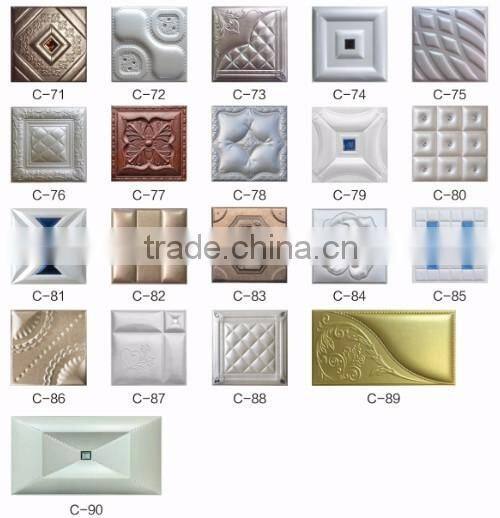 TV Backdrop Decorative Texture Leather Wall Covering