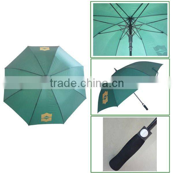 Double rib golf umbrella with logo