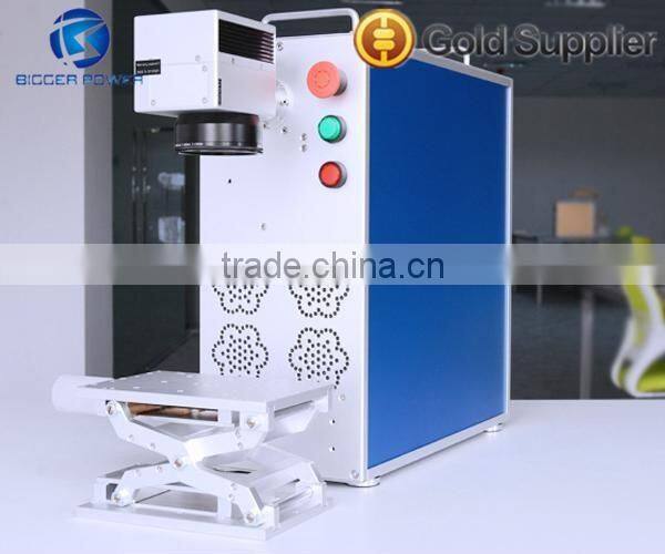 20 W MOPA fiber laser mobile covers printing machine