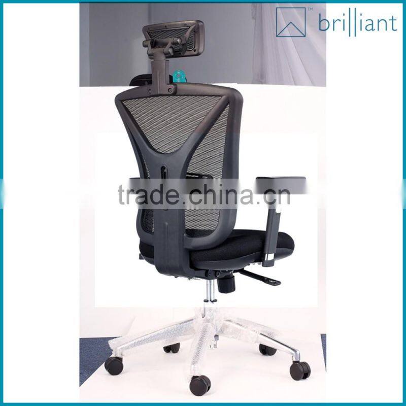 892A High Back Ergonomic Executive Chair with Headrest in Mesh