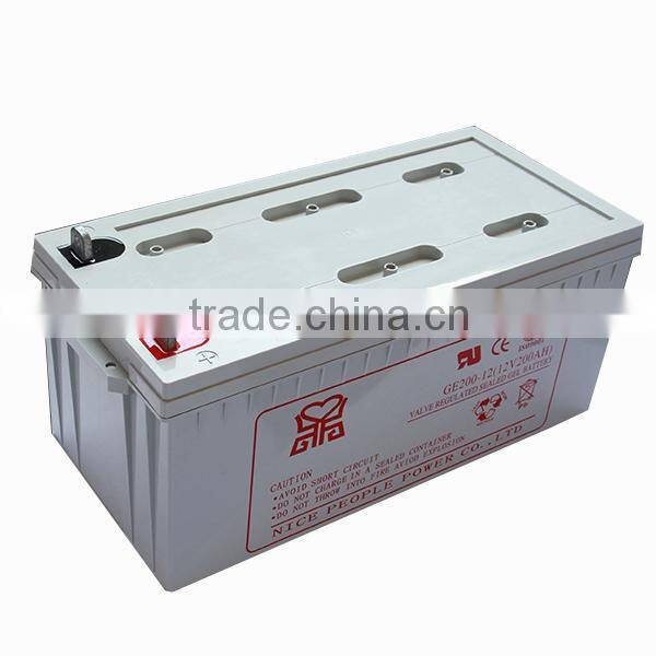 CE MSDS approved maintenance free 12v deep cycle battery for solar capacity include 38ah 50ah 65ah 100ah 120ah 150ah 200ah etc