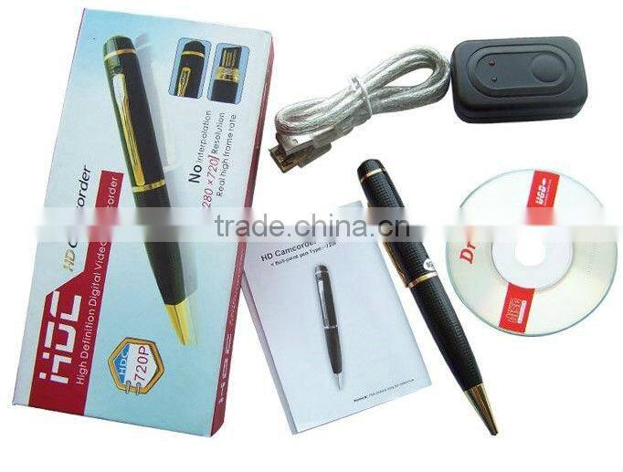 Factory Offer 8GB 720P Super Slim Pen Camera DVR 720P HD Pen Camera