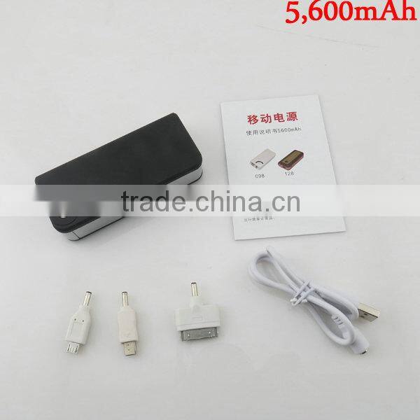 rechargeable battery 5600mAh power bank for consumer electronic products