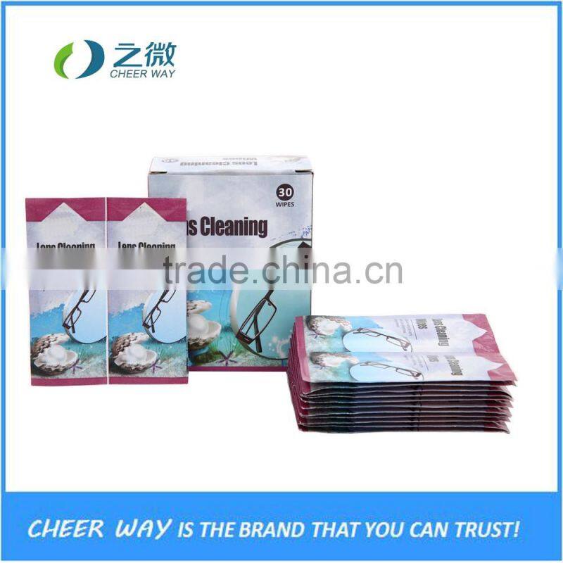 Eye Glasses Cleaning Wipe