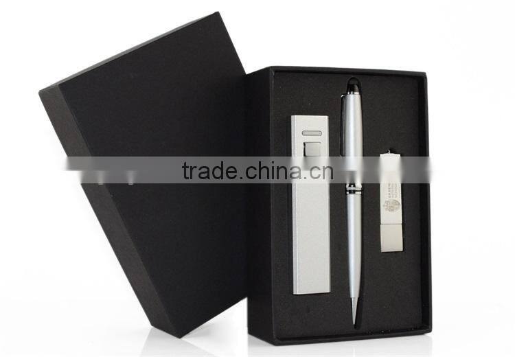 Promotional Power Bank /Screen Touch Pen /Pen Drive Business Travel Gift Set