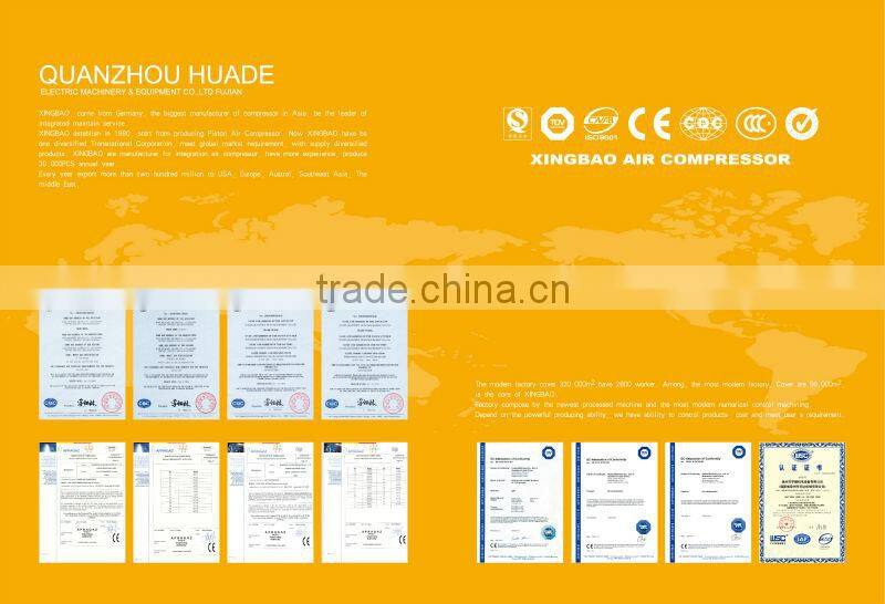 W-1.05/12.5 15hp 12Bar high pressure Air Compressor for Sale