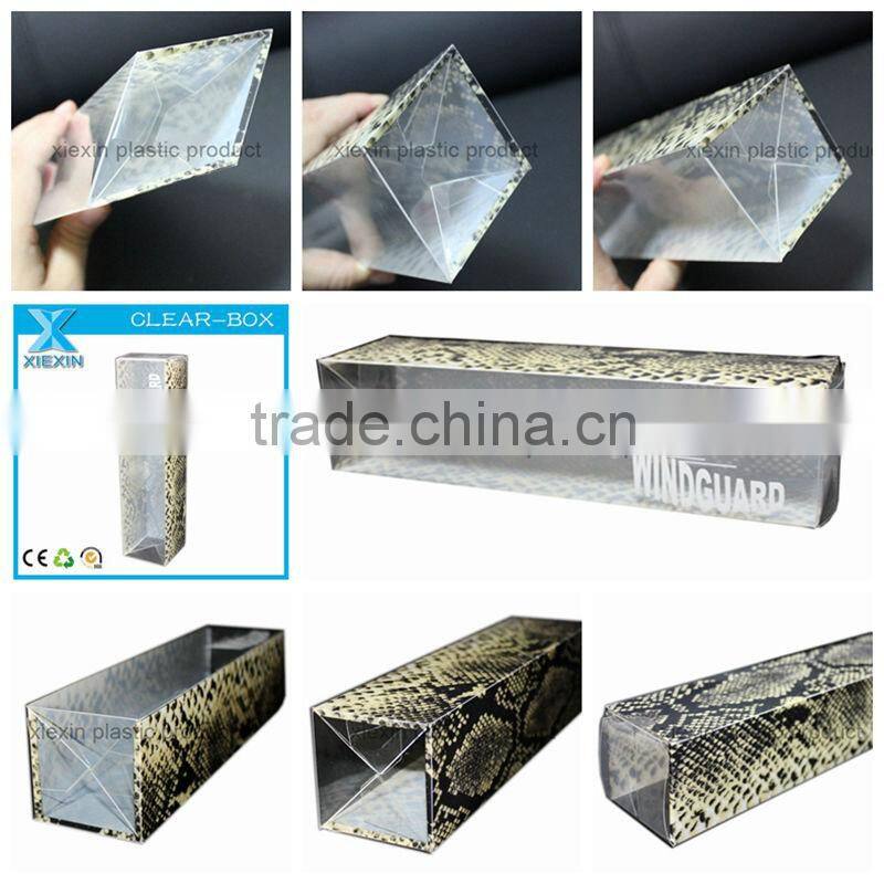 rectangle acetate pp gift box for umbrella