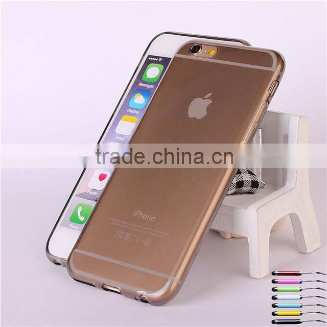 New Ultra Thin Light Clear Soft Gel TPU Silicone Case Cover For iPhone 5 6 & 6S
