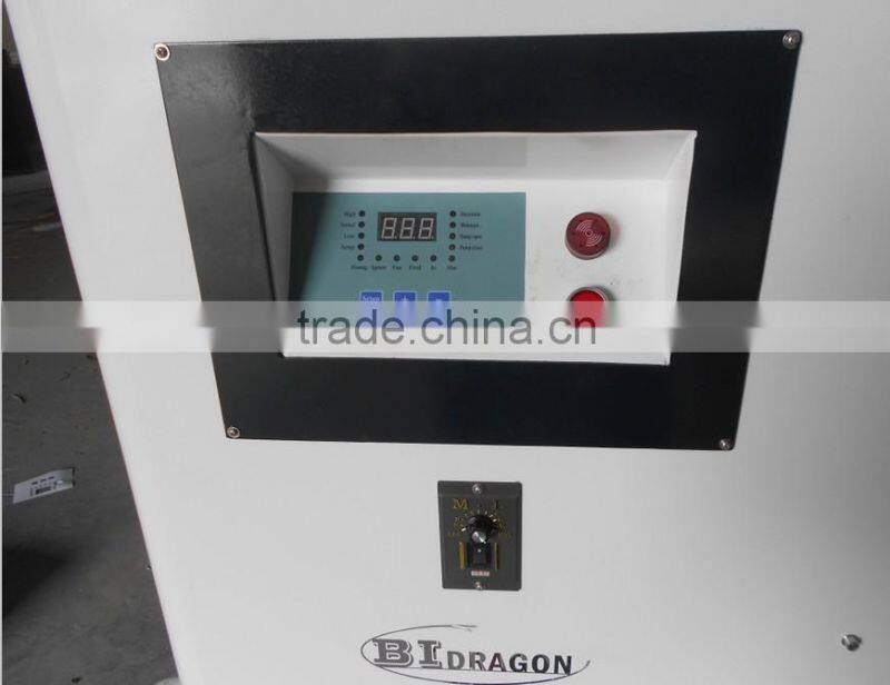 Wood pellet hot water boiler with PLC touch screen control system for Ireland