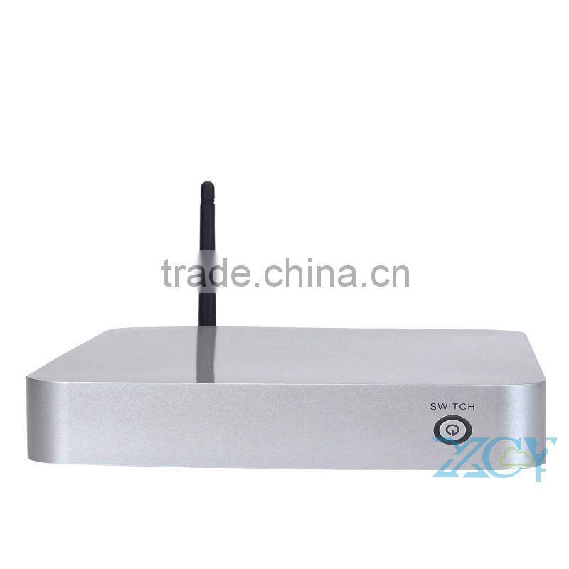 XYC X-24X cheap mini pc atom D2500 Desktop Mainboard latest mini computer with 2GB RAM 32GB SSD no noise,less heat