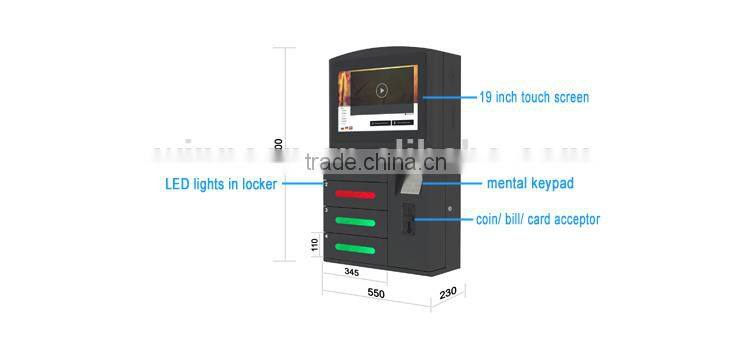 Money making machine! Electronic lockers for Cell Phone Charging APC-04B