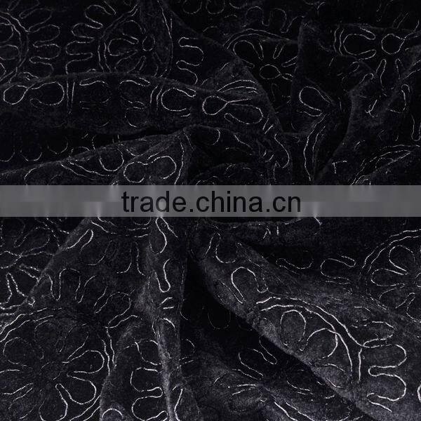excellent quality velvet cord crochet lace african velvet lace fabric