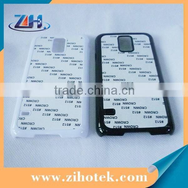 High Quality sublimation cell phone case for Samsung Galaxy S5 with metal insert