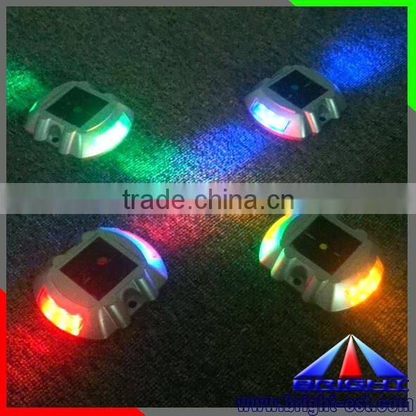 Solar Roadway safety light with CE ROHS approve ,solar garden stud