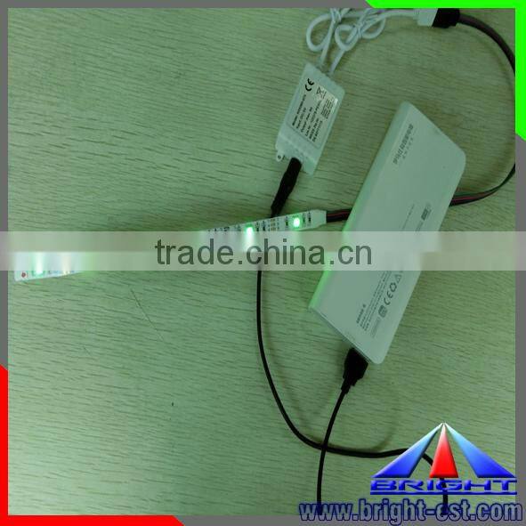 IP20 IP65 IP66 IP68 LED Flexible 3528 26leds/m USB led strip with 5V battery led strip