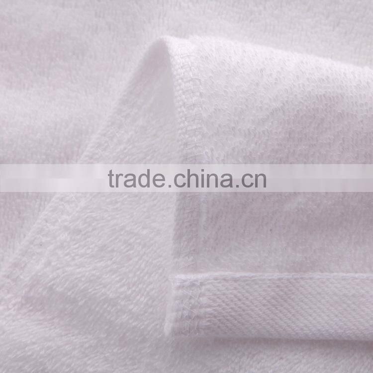 2015 best selling hotel cotton terry towel sets white
