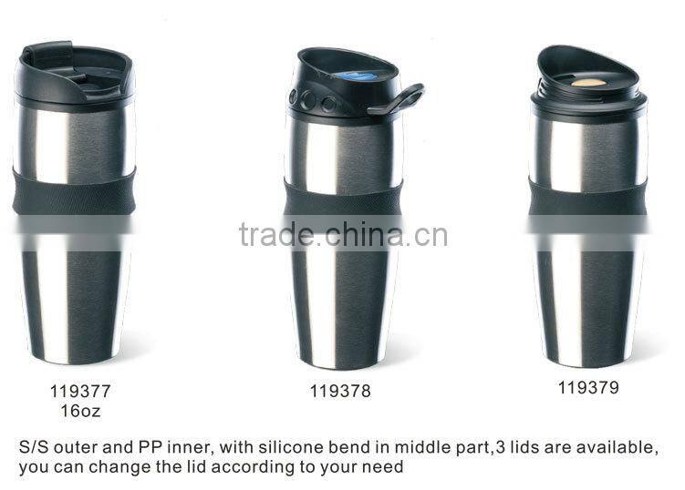 High quality double wall metal cup