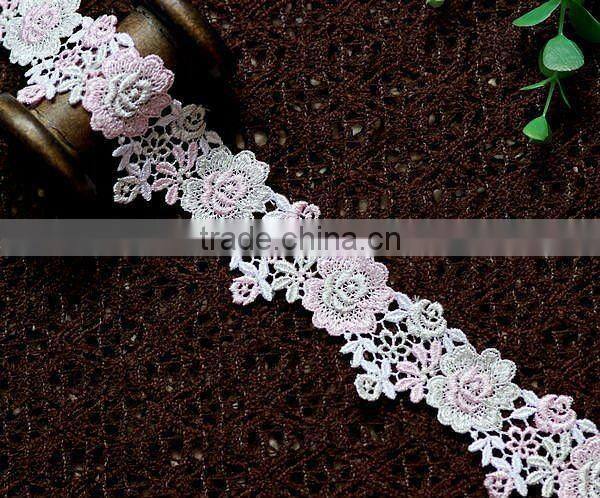 Water Soluble nylon lace/lycra lace/embroidery lace/flower lace/edge lace/