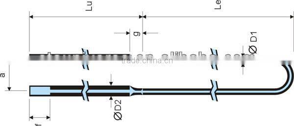 Circle type MoSi2 heaters (Molybdenum heating elements )
