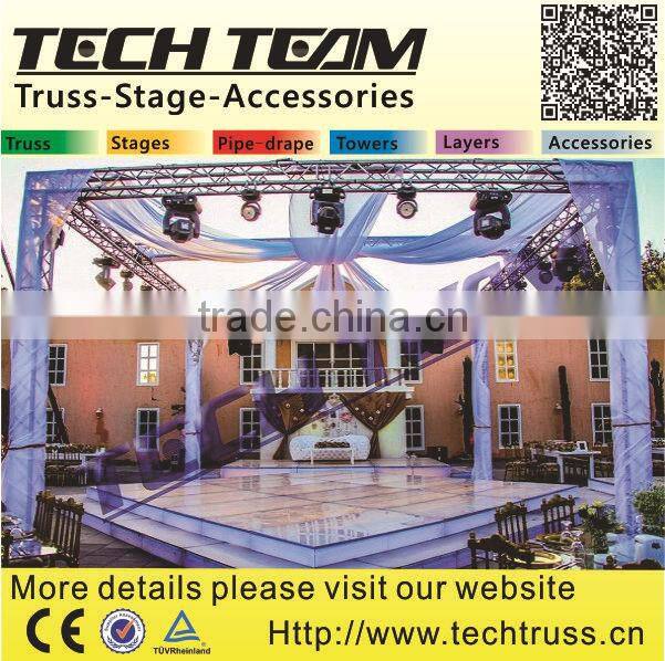 2015 Hot selling product, led stage light ,Successful Case Outdoor Event Acrylic Wedding stage