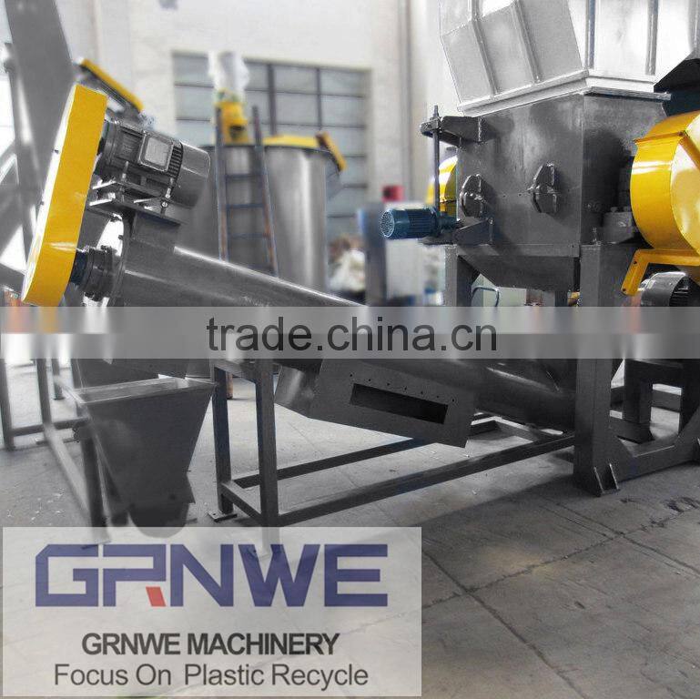PE film shredder washer plant