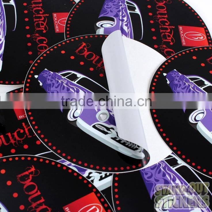 weatherproof permanent matt stickers (M-A487)