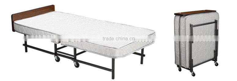 Luxury modern vertical steel folding bed/hotel rollaway beds