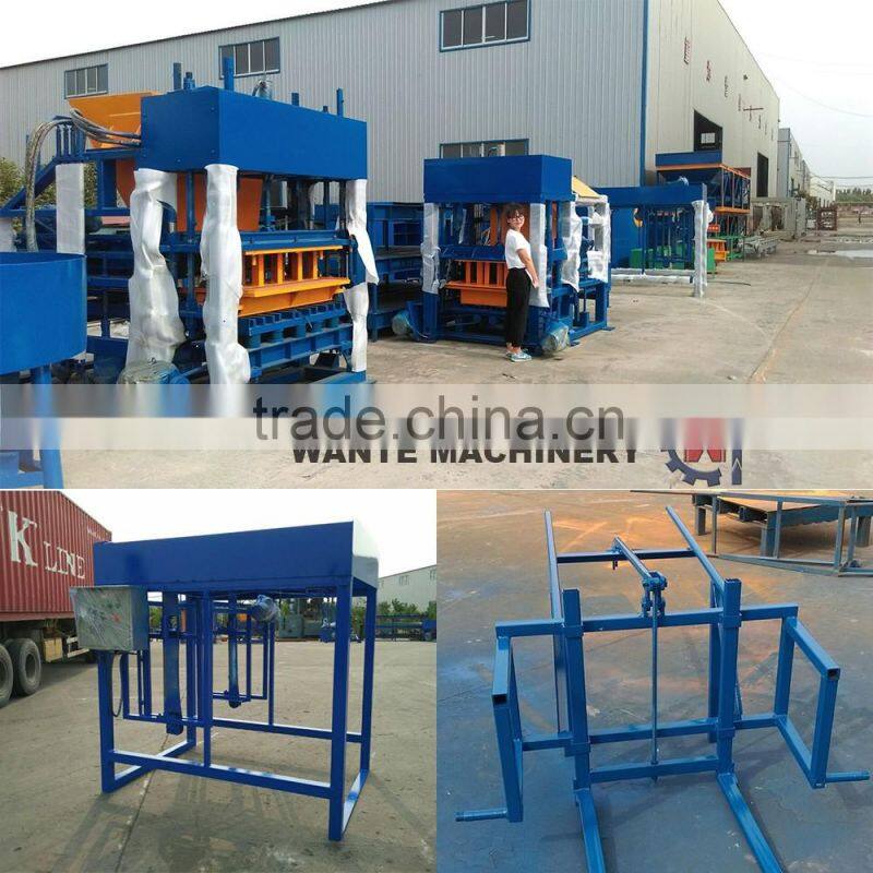 Low investment QT4-18 fully automatic hydraulic paver block machine