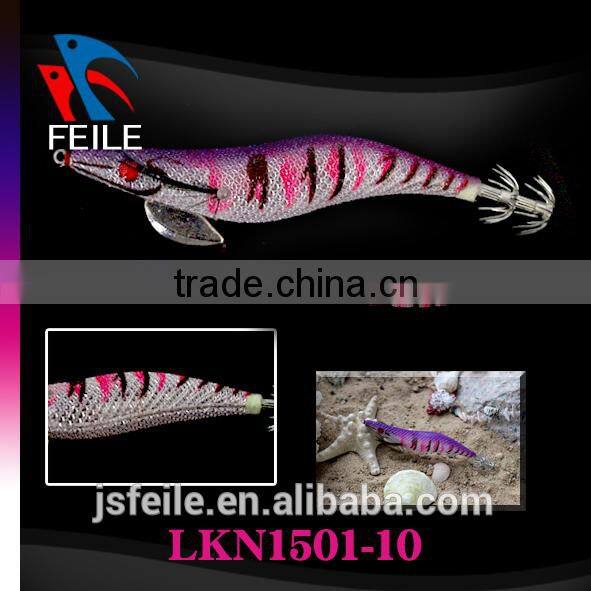 Transparent body purple back 3.0 squid jig