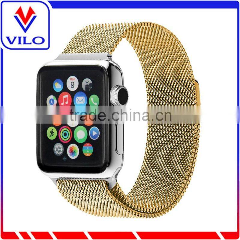 custom watch mesh strap Milanese Stainless Steel strap for apple watch
