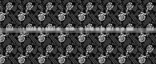 420d rose design print oxford fabric