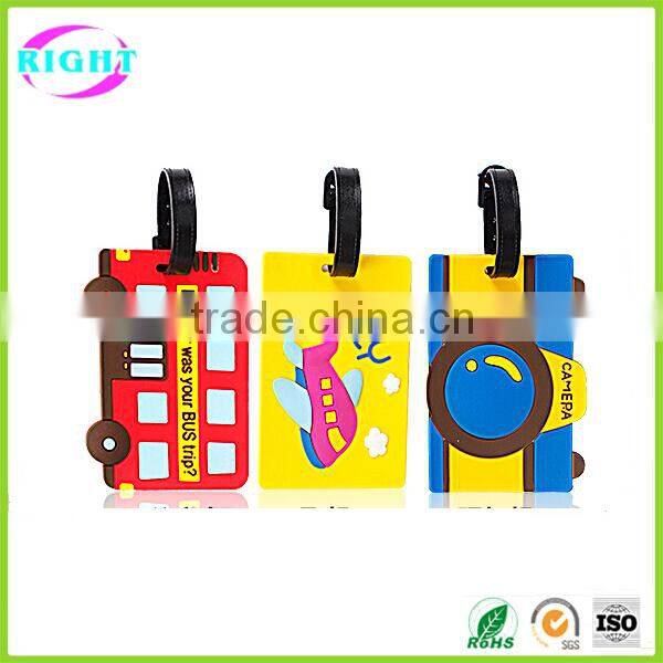 Cheap silicone luggage tag personalized luggage tags