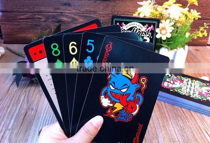 Waterproof custom casino paper printed poker plastic playing card,Glossy Lamination bird playing cards ---DH20744