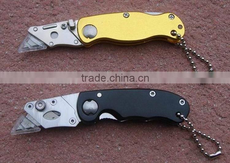 Compact and delicate telescopic safety art knife
